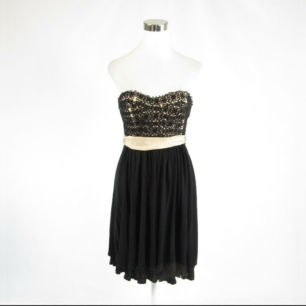 Lil black cotton blend corset dress 2